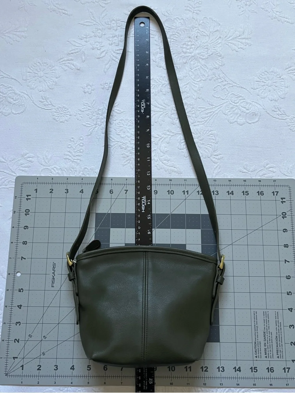Vintage Coach Soho Mini Basket Style Crossbody Bag # 4107 in Rare Loden Green